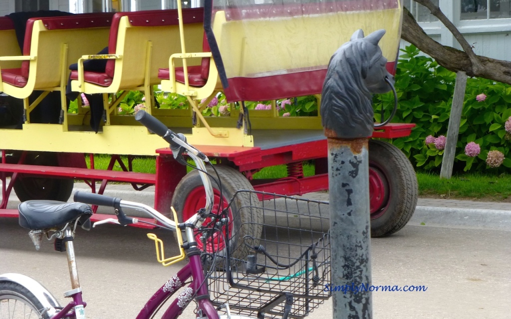 Horse Parking, Mackinac Island, Michigan